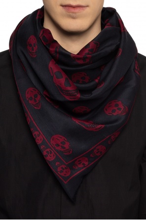 Scarf with logo pattern, zdjęcie 2 Scarf with logo pattern od Alexander McQueen